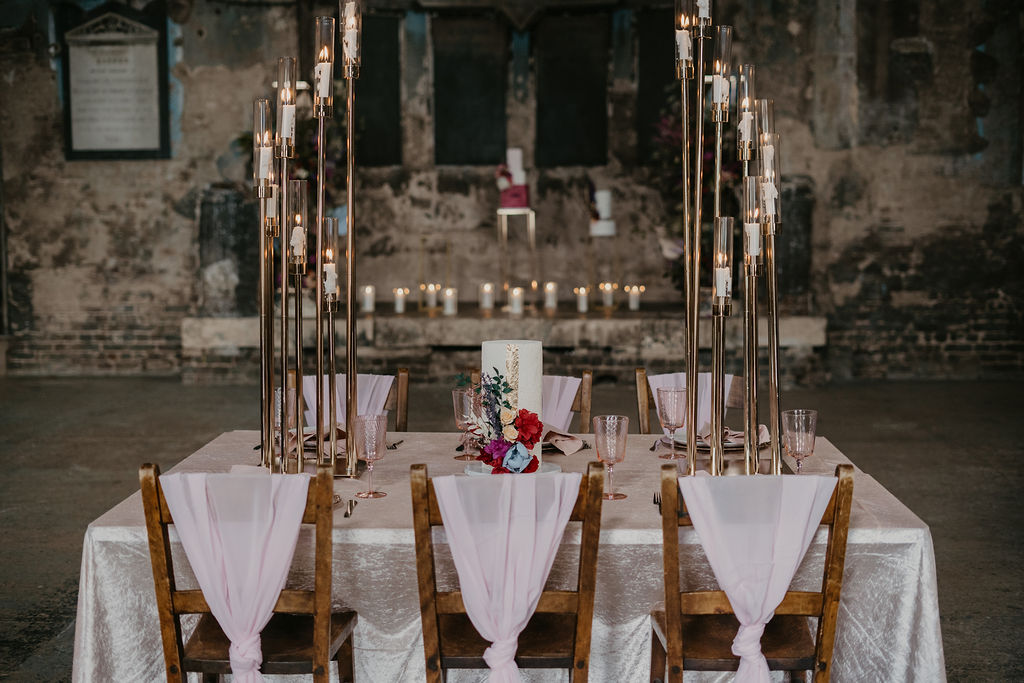 Pretty Meets Industrial Wedding At Asylum Chapel London