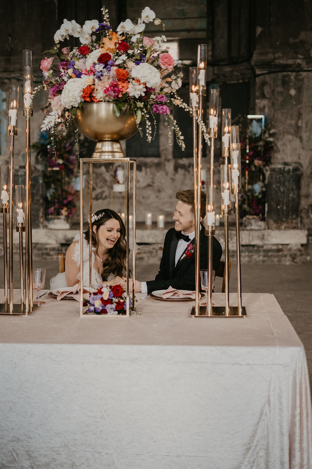 Pretty Meets Industrial Wedding At Asylum Chapel London