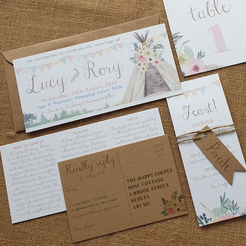 Contemporary Styling Ideas For Your Summer Festival Wedding
