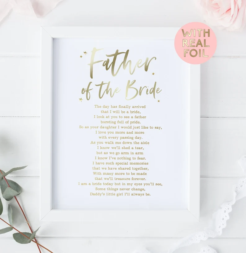 Father of the Bride or Groom Gift Ideas For Your Wedding Day