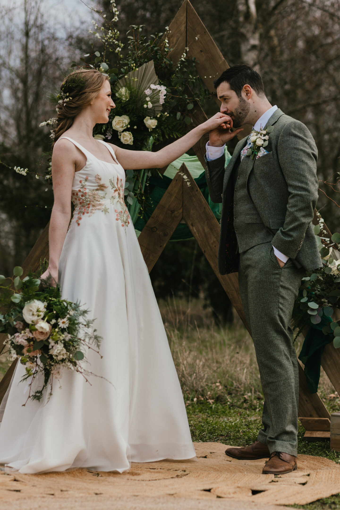 Enchanted Woodland Wedding at Wellington Wood Norfolk