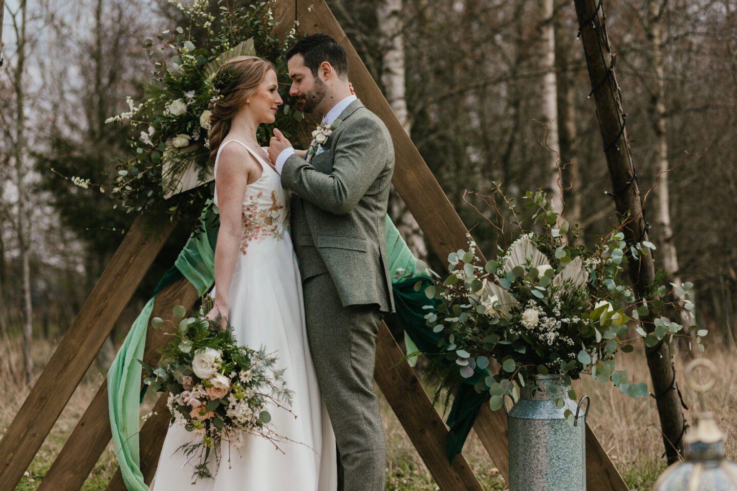 Enchanted Woodland Wedding at Wellington Wood Norfolk