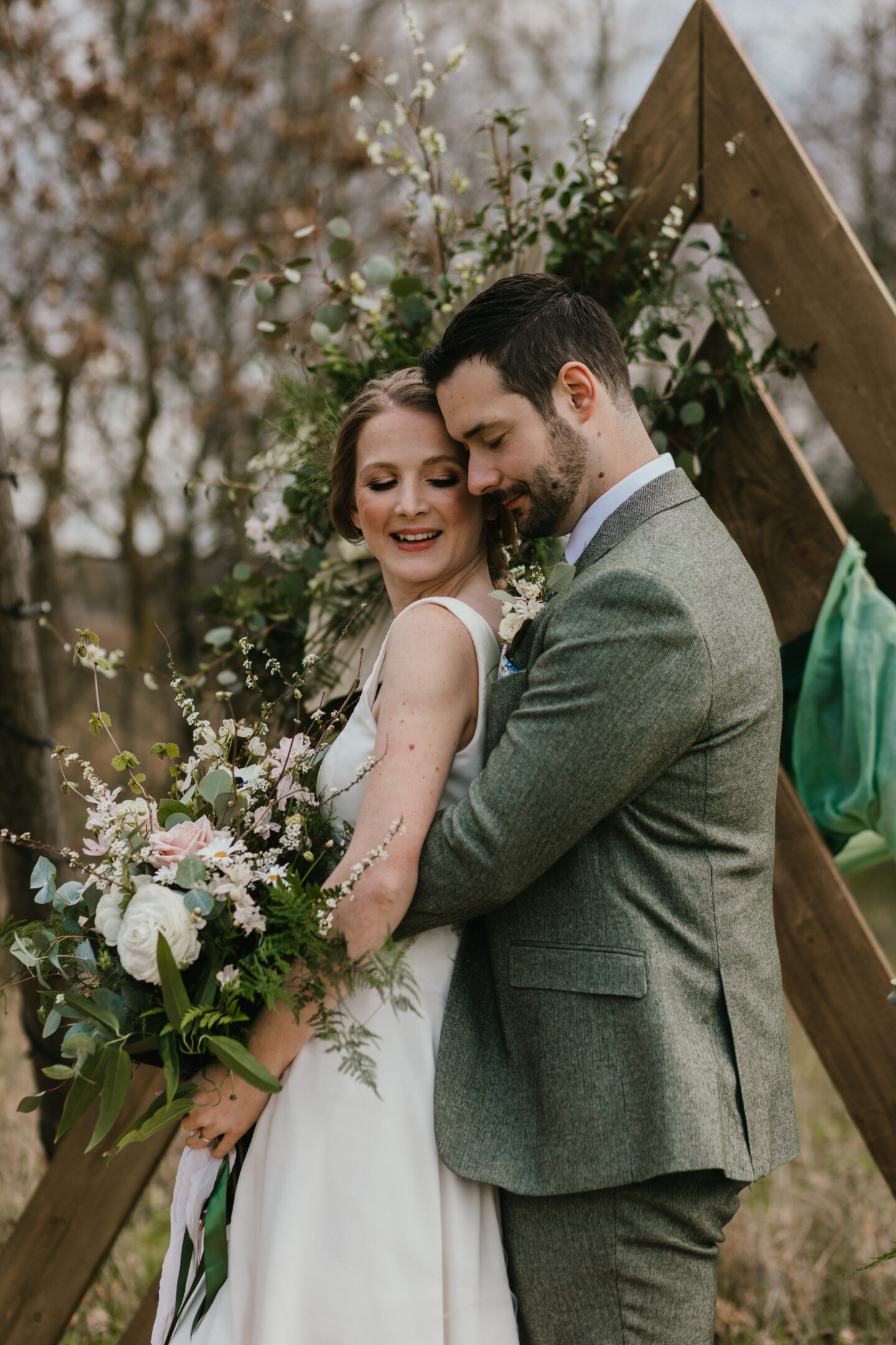 Enchanted Woodland Wedding at Wellington Wood Norfolk