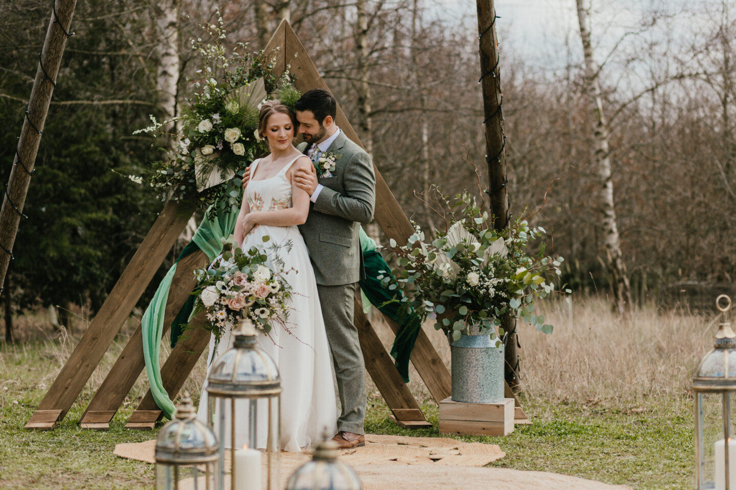 Enchanted Woodland Wedding at Wellington Wood Norfolk