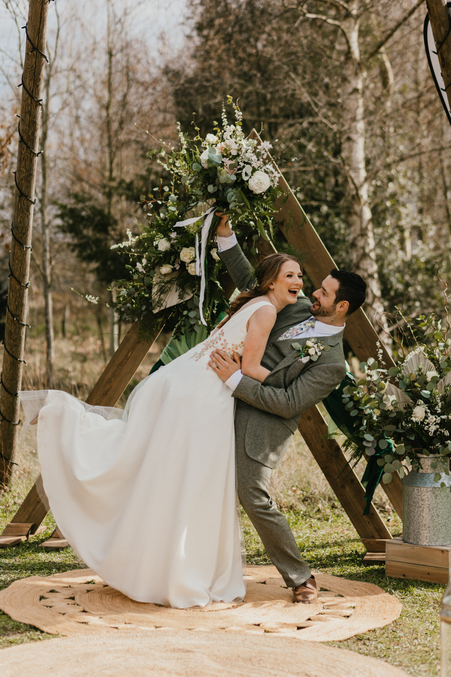 Enchanted Woodland Wedding at Wellington Wood Norfolk