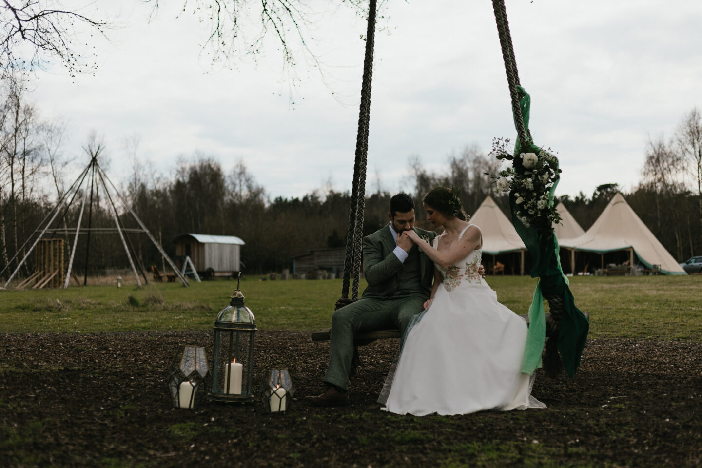 Enchanted Woodland Wedding at Wellington Wood Norfolk