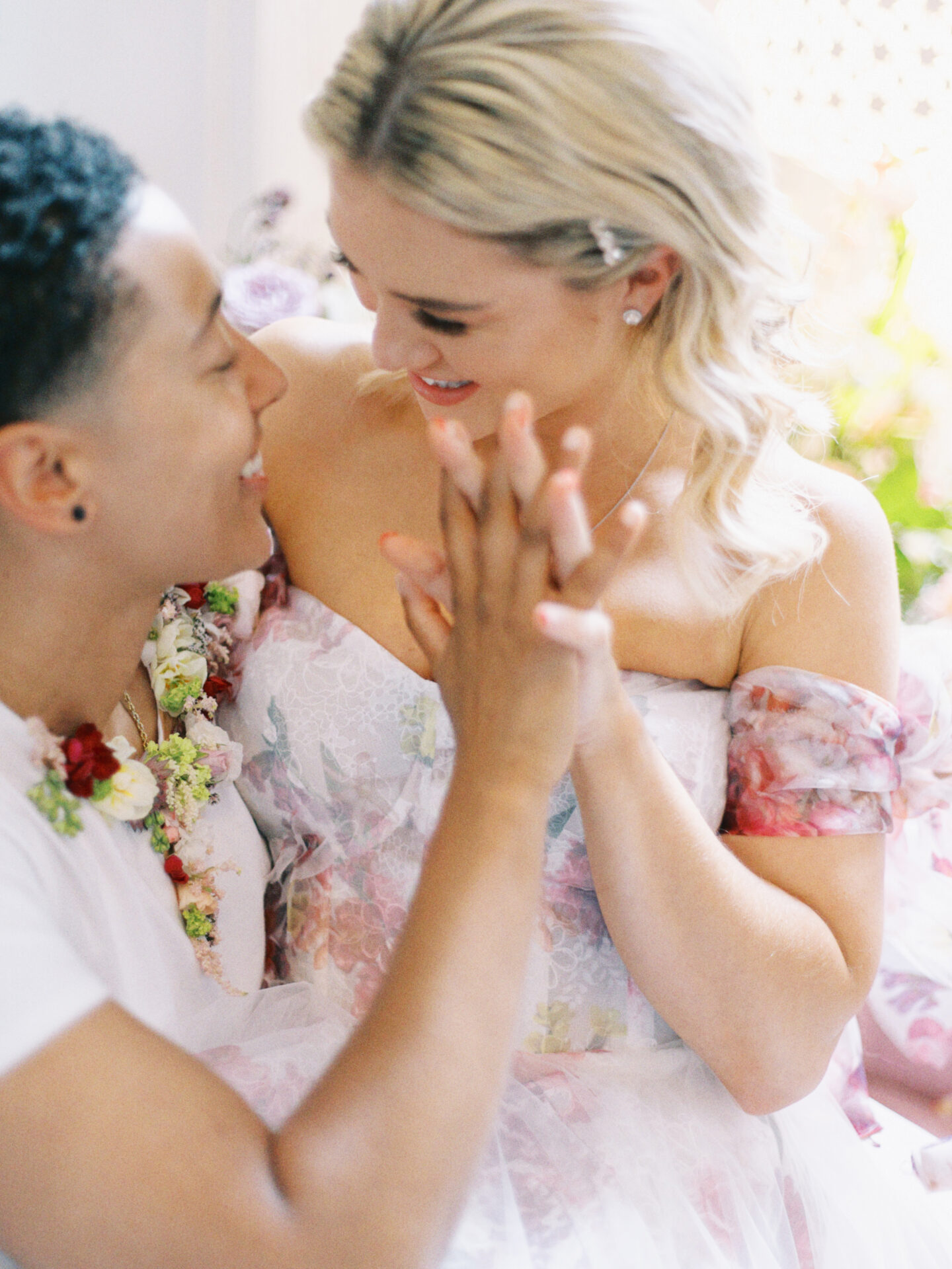 LGBTQ+ Eclectic Floral Wedding At Barnett Hill Hotel Surrey