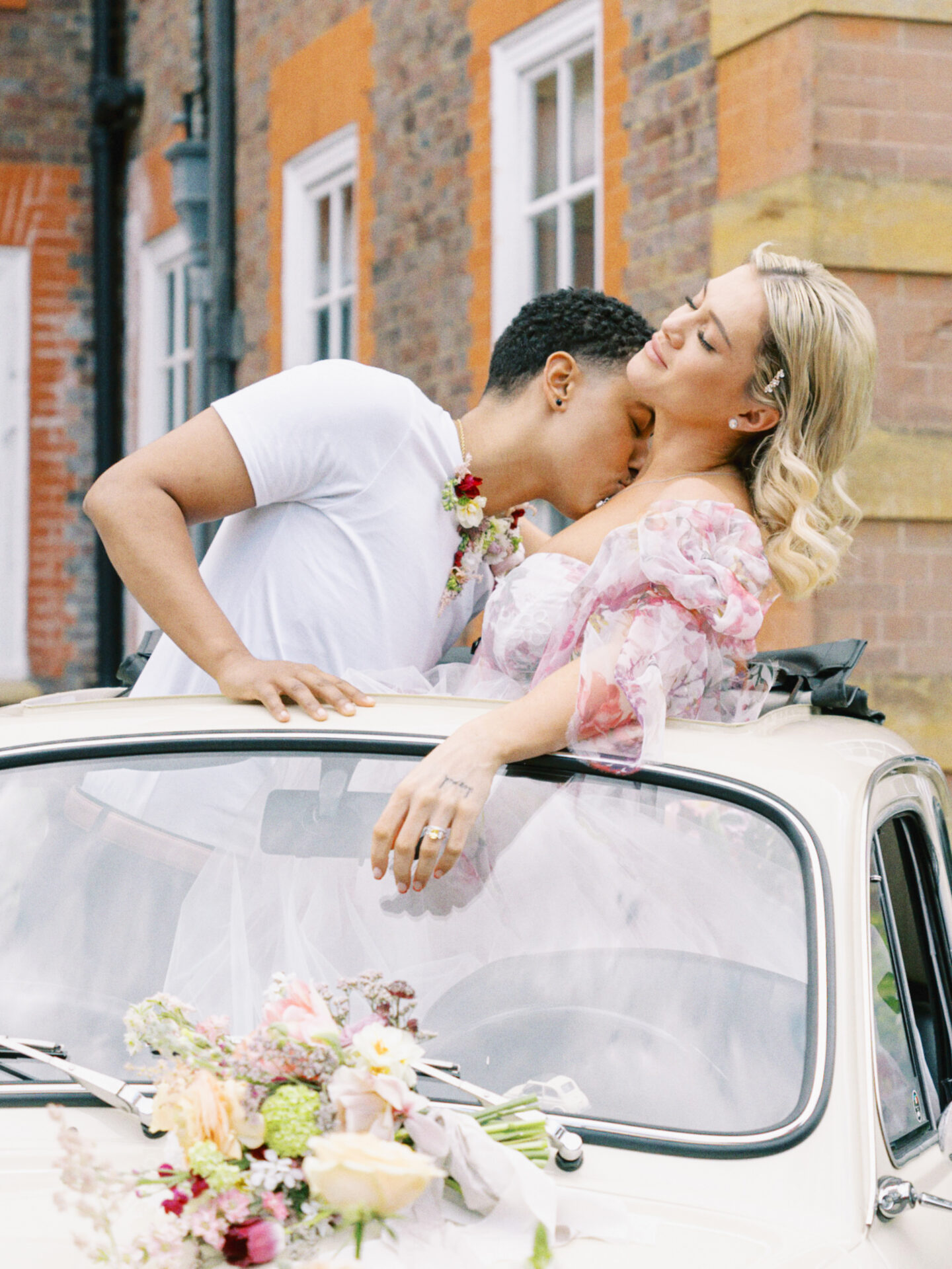 LGBTQ+ Eclectic Floral Wedding At Barnett Hill Hotel Surrey