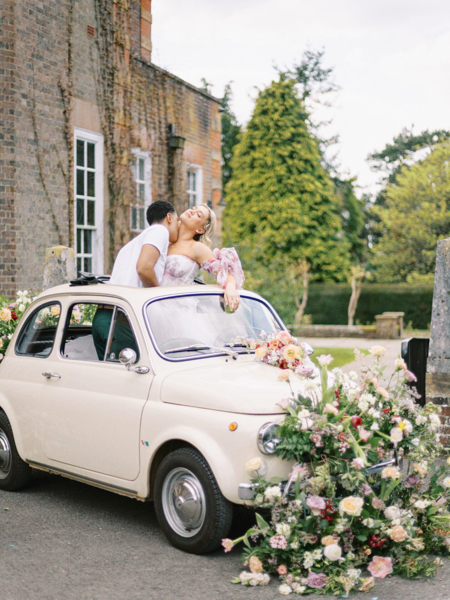 LGBTQ+ Eclectic Floral Wedding At Barnett Hill Hotel Surrey