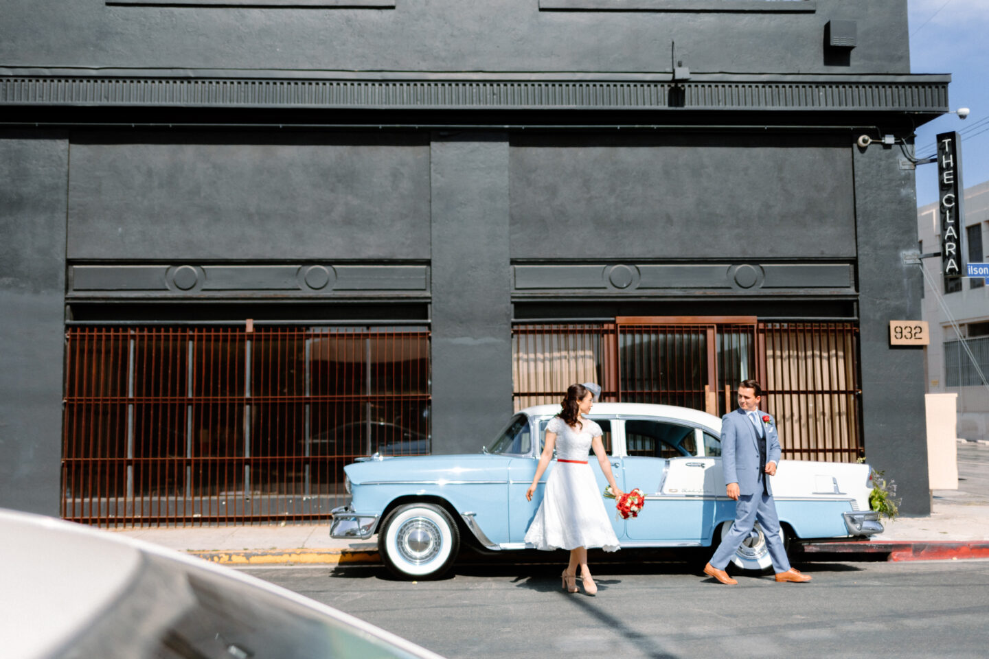 1950s Retro Wedding At The Clara Los Angeles USA