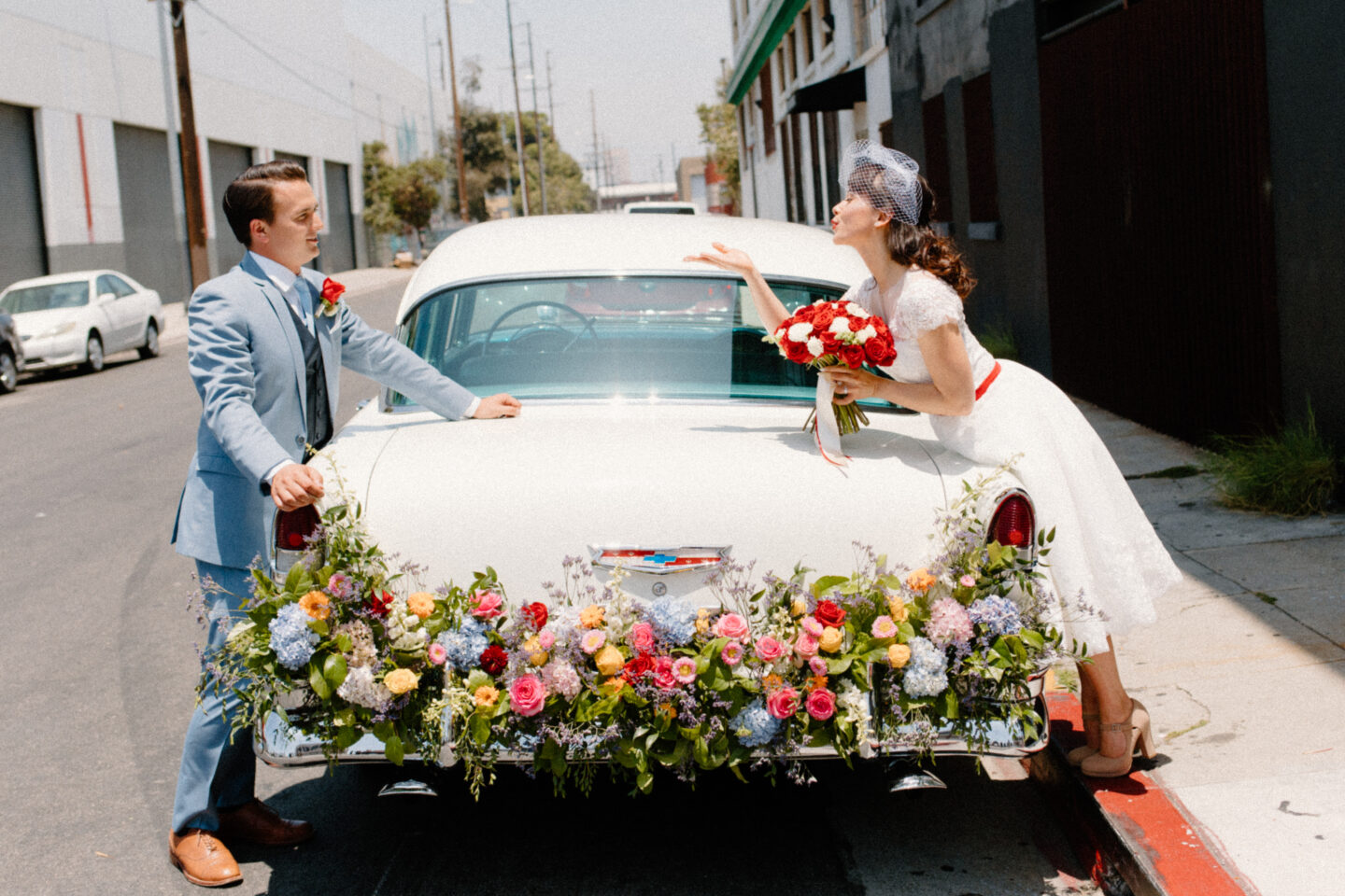 1950s Retro Wedding At The Clara Los Angeles USA