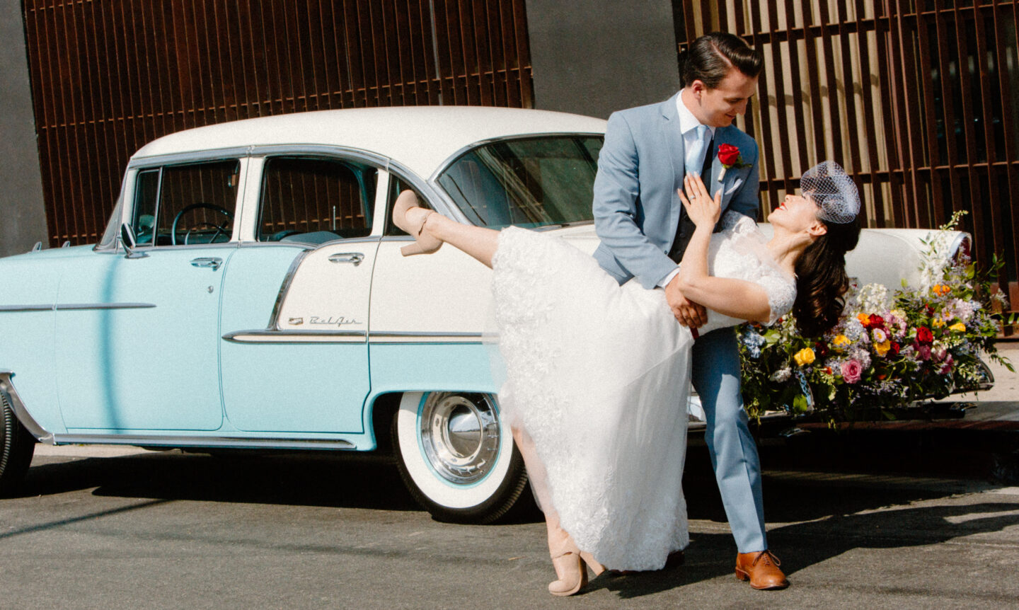 1950s Retro Wedding At The Clara Los Angeles USA