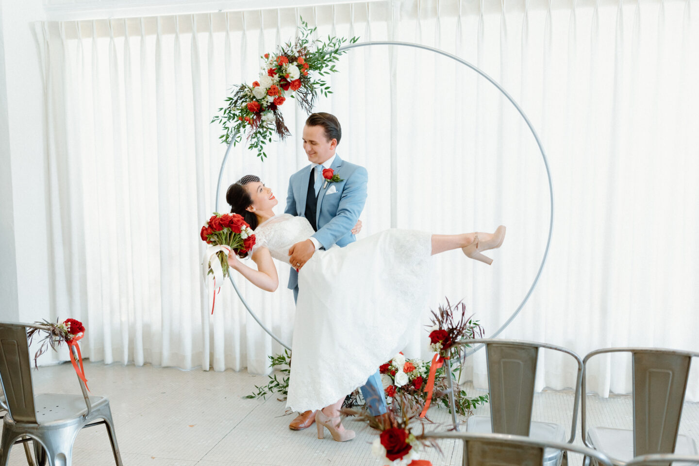 1950s Retro Wedding At The Clara Los Angeles USA