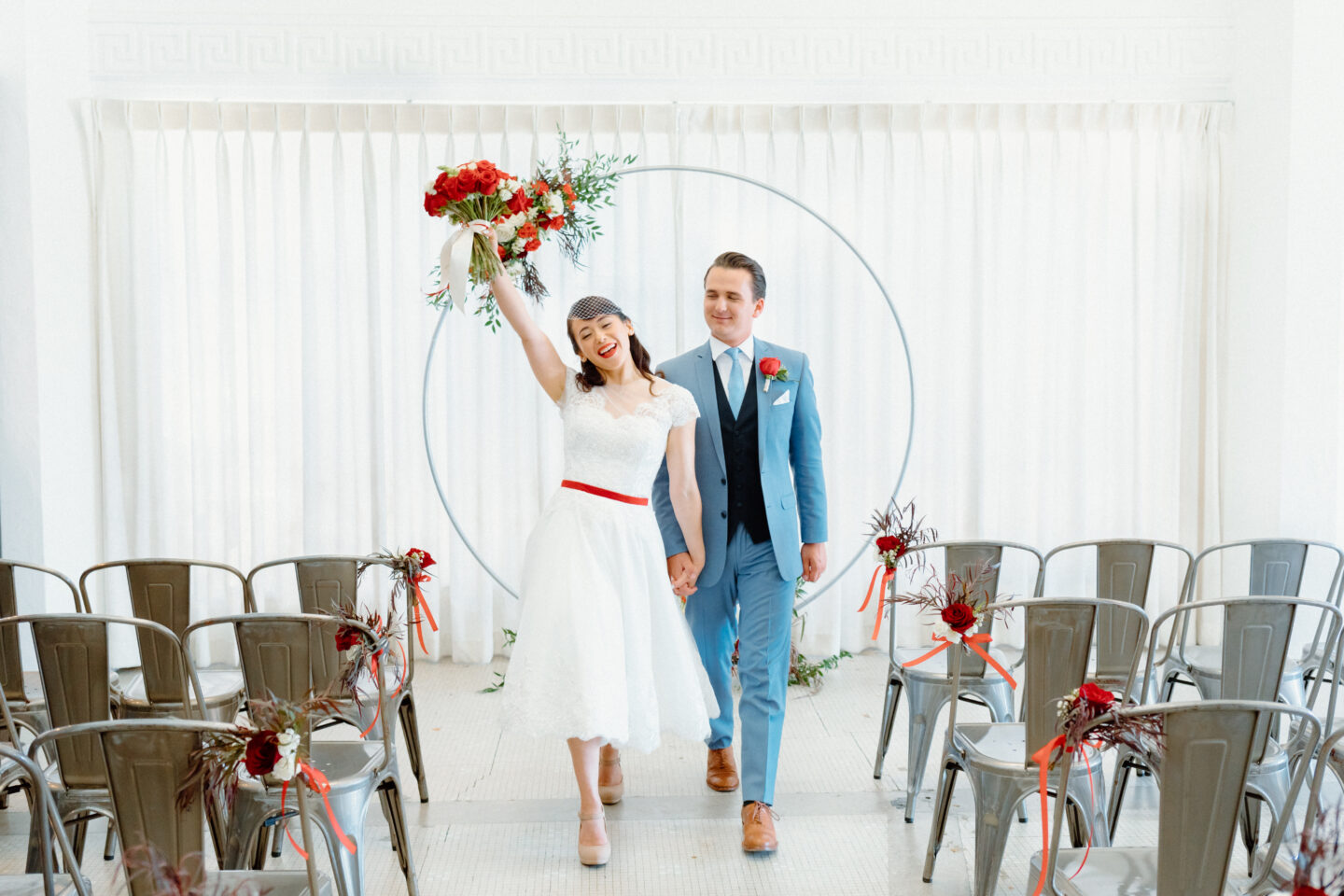 1950s Retro Wedding At The Clara Los Angeles USA