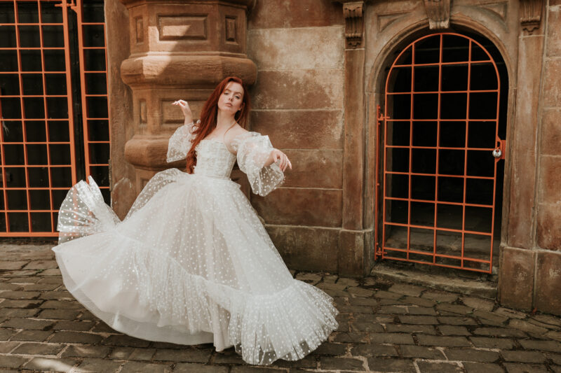 Eliana two-piece, for the whimsical, romantic bride