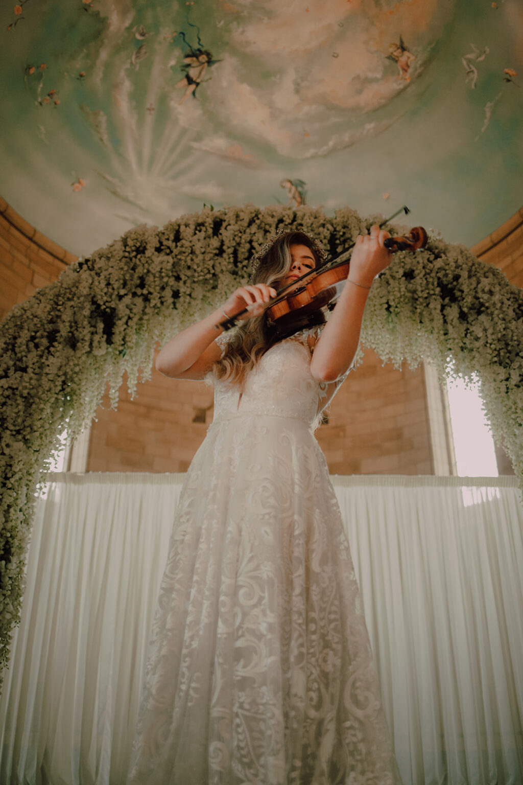 Intimate Autumn Wedding With Pre-Loved Wedding Dress At Sneaton Castle