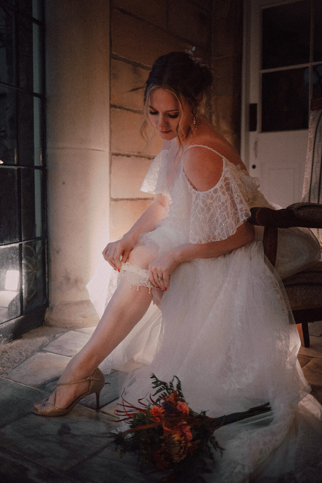 Intimate Autumn Wedding With Pre-Loved Wedding Dress At Sneaton Castle