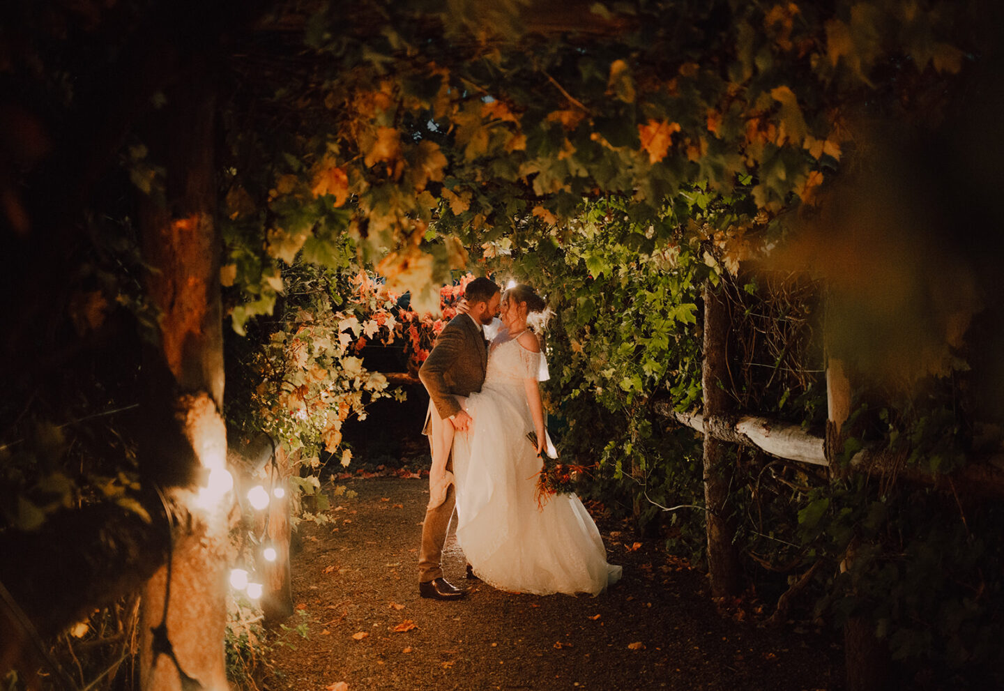 Intimate Autumn Wedding With Pre-Loved Wedding Dress At Sneaton Castle