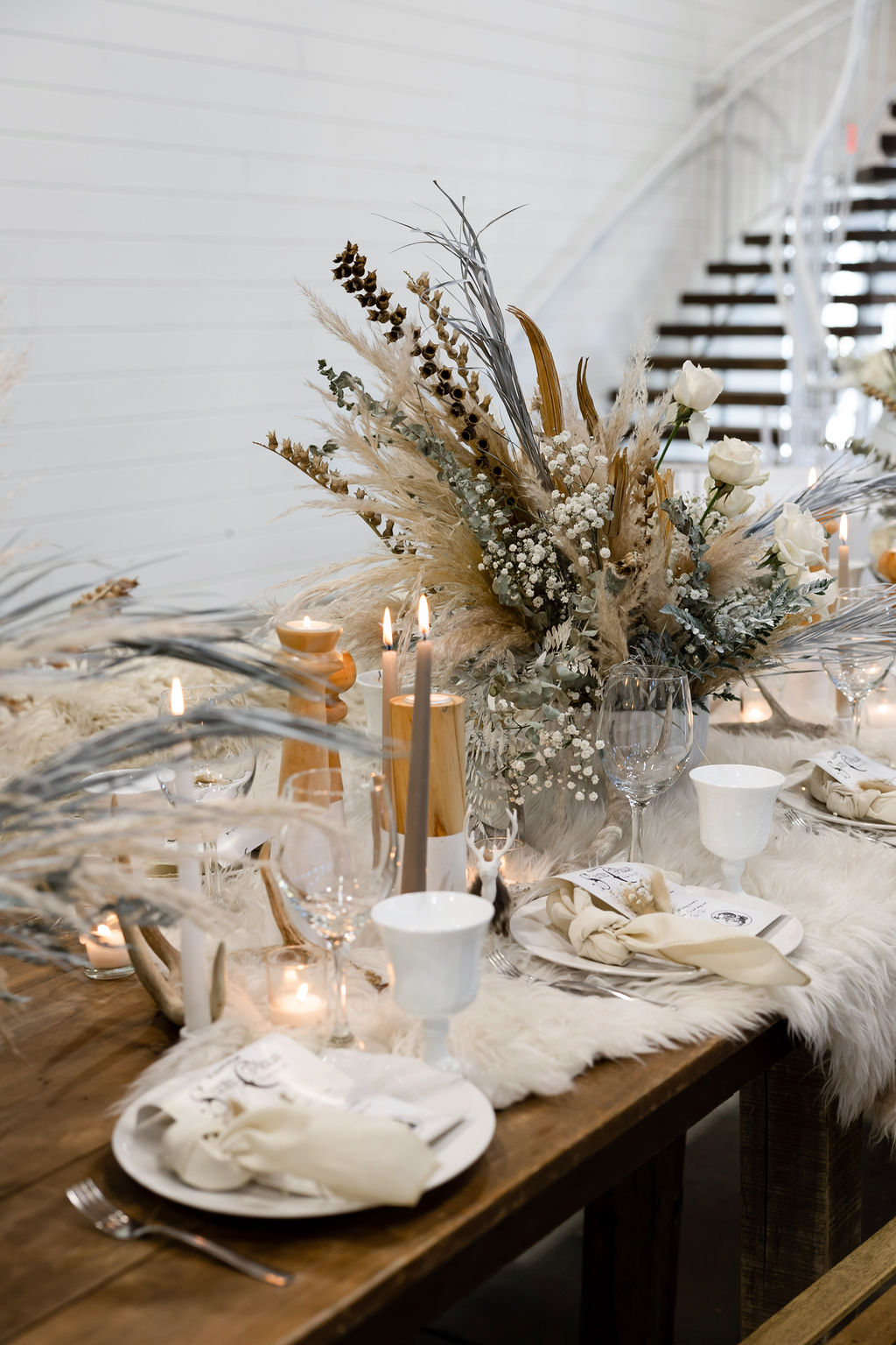 Destination Winter Wedding With Scandi Styling 