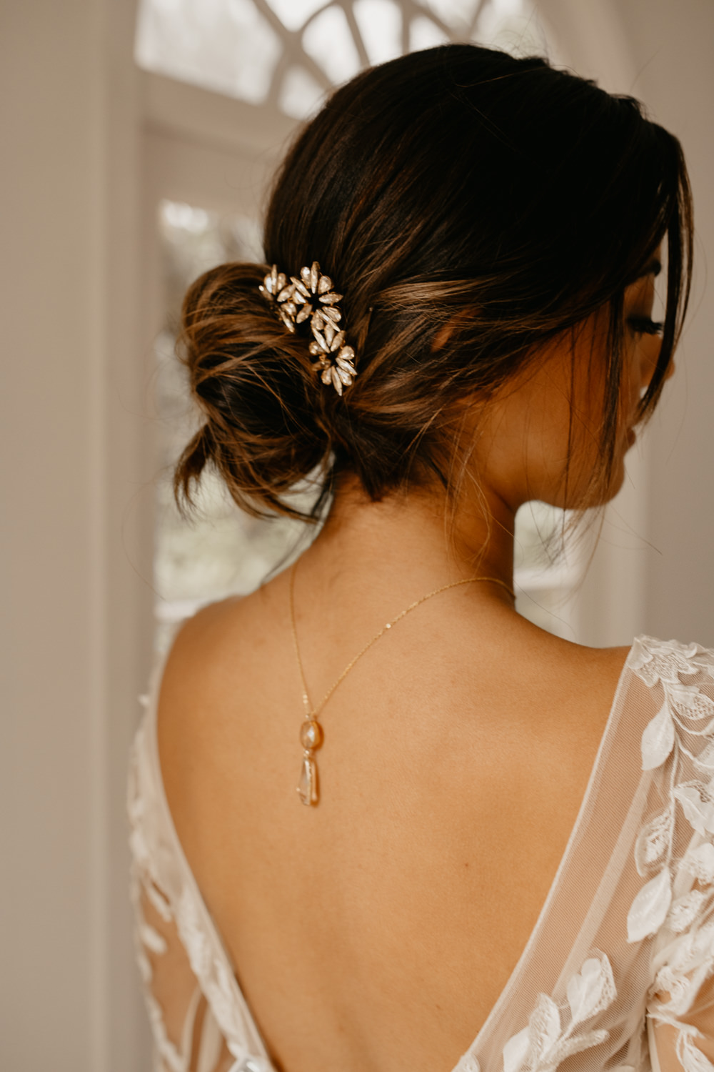  Intimate Christmas Wedding With Celestial Styling