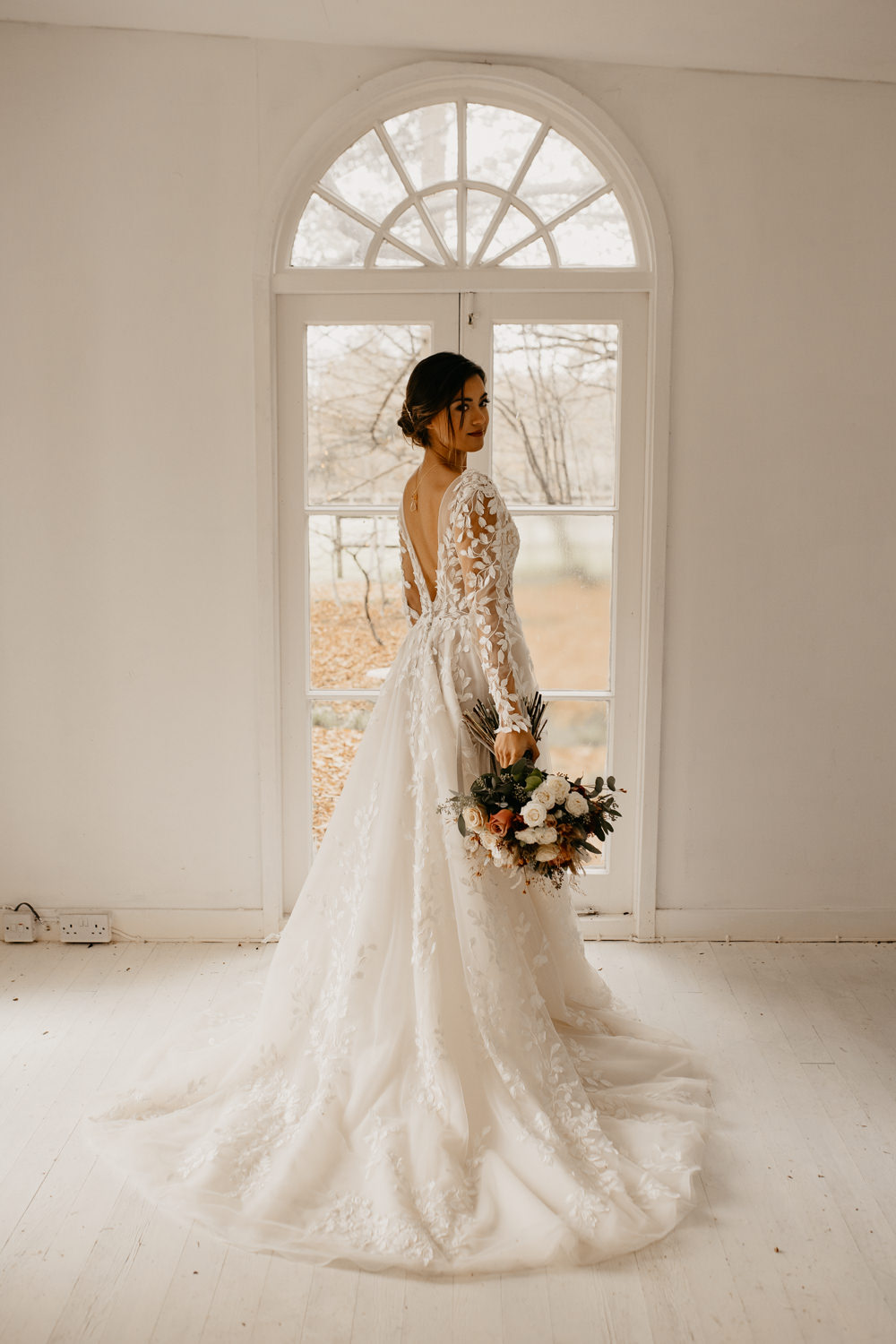 Intimate Christmas Wedding With Celestial Styling