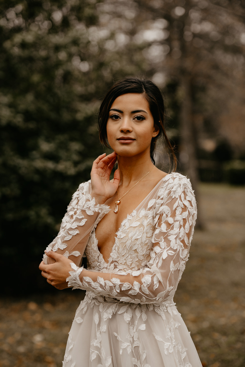  Intimate Christmas Wedding With Celestial Styling
