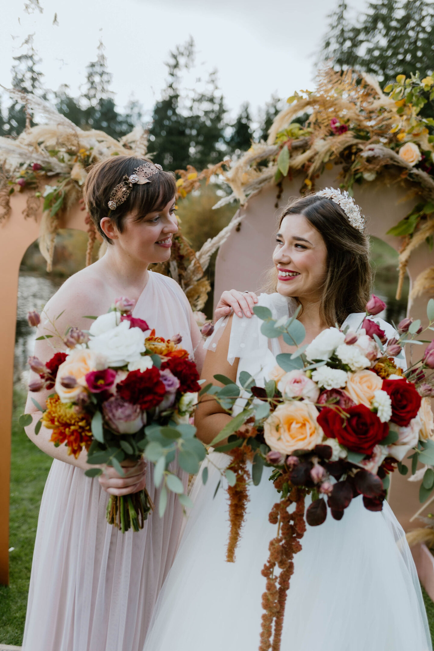 Intimate Boho Wedding At Cardney Steading Estate Scotland