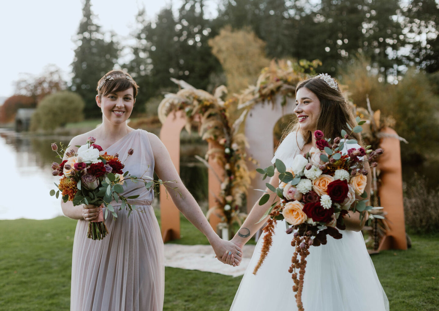 Intimate Boho Wedding At Cardney Steading Estate Scotland