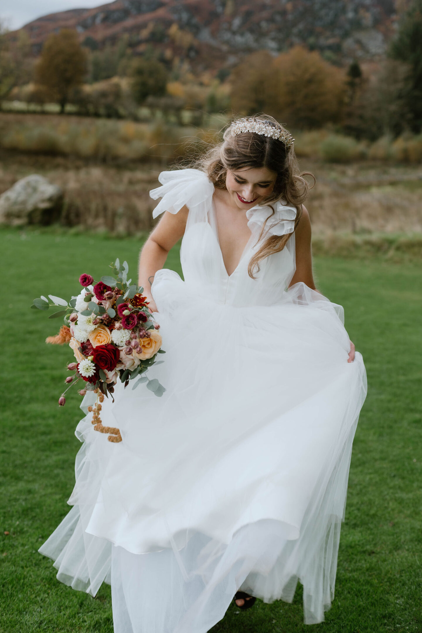 Intimate Boho Wedding At Cardney Steading Estate Scotland