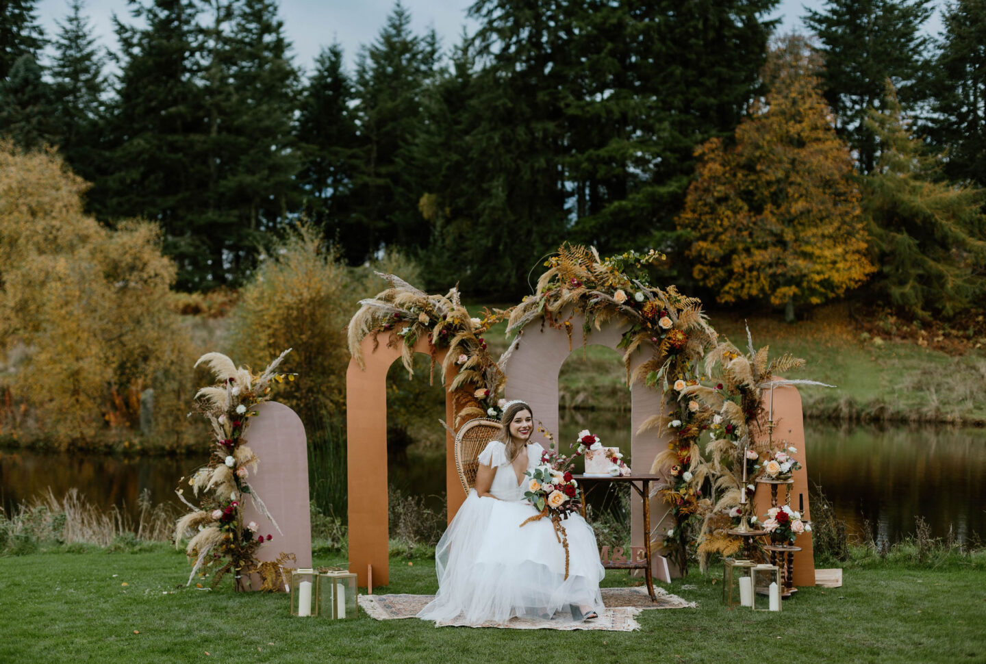 Intimate Boho Wedding At Cardney Steading Estate Scotland