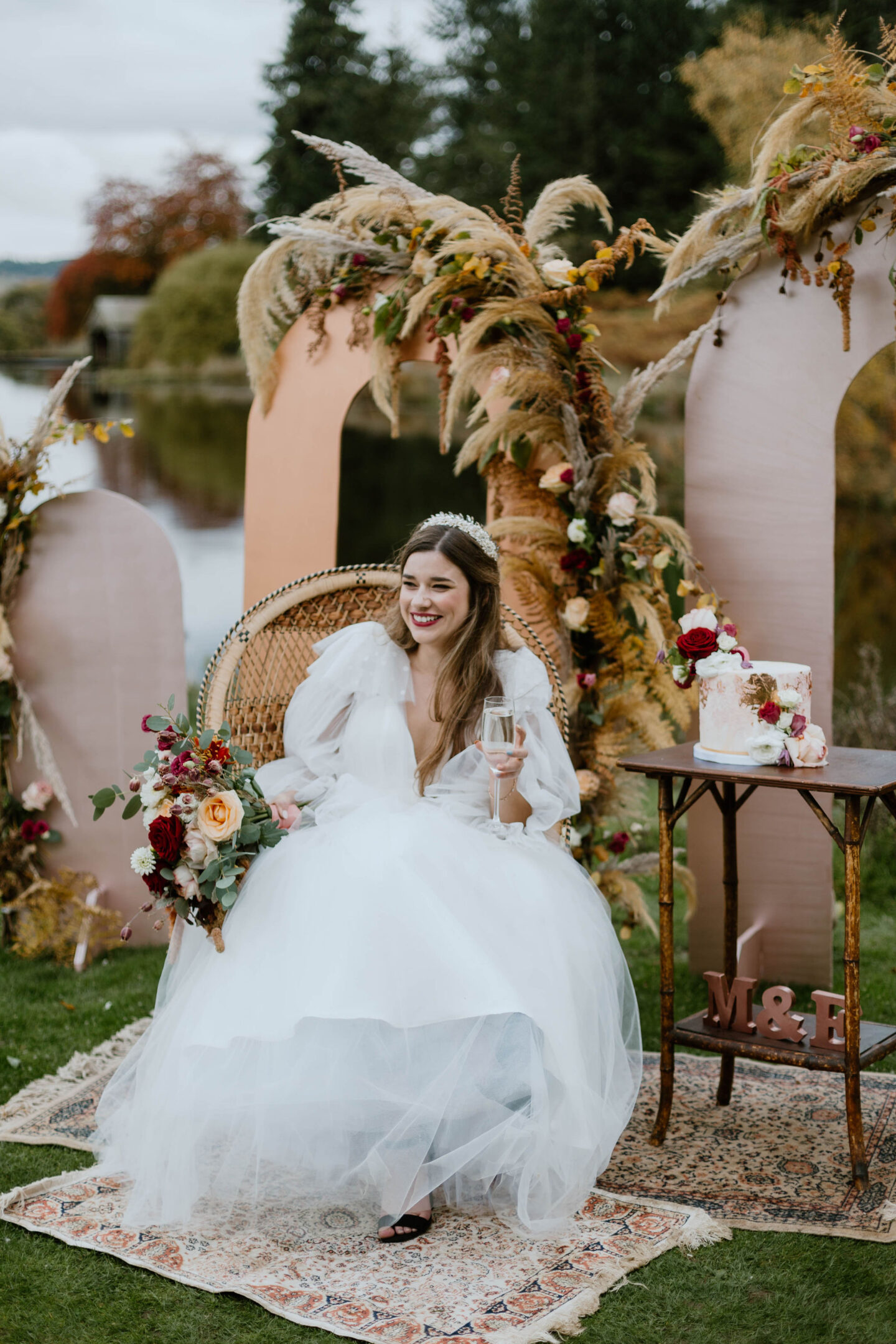 Intimate Boho Wedding At Cardney Steading Estate Scotland