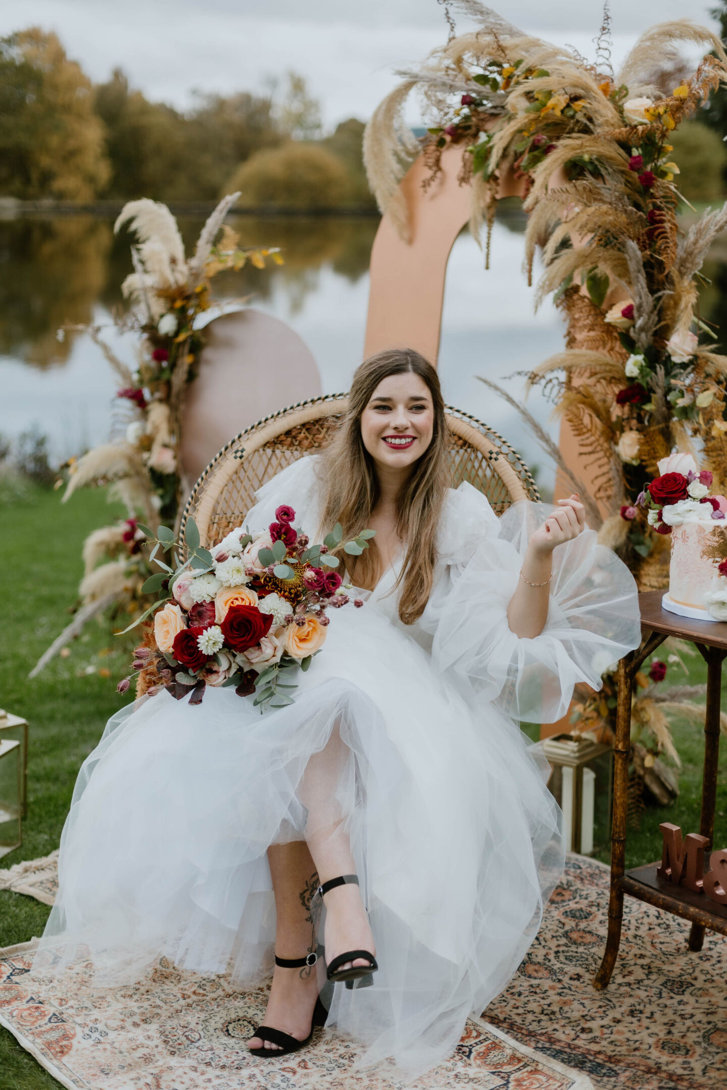 Intimate Boho Wedding At Cardney Steading Estate Scotland