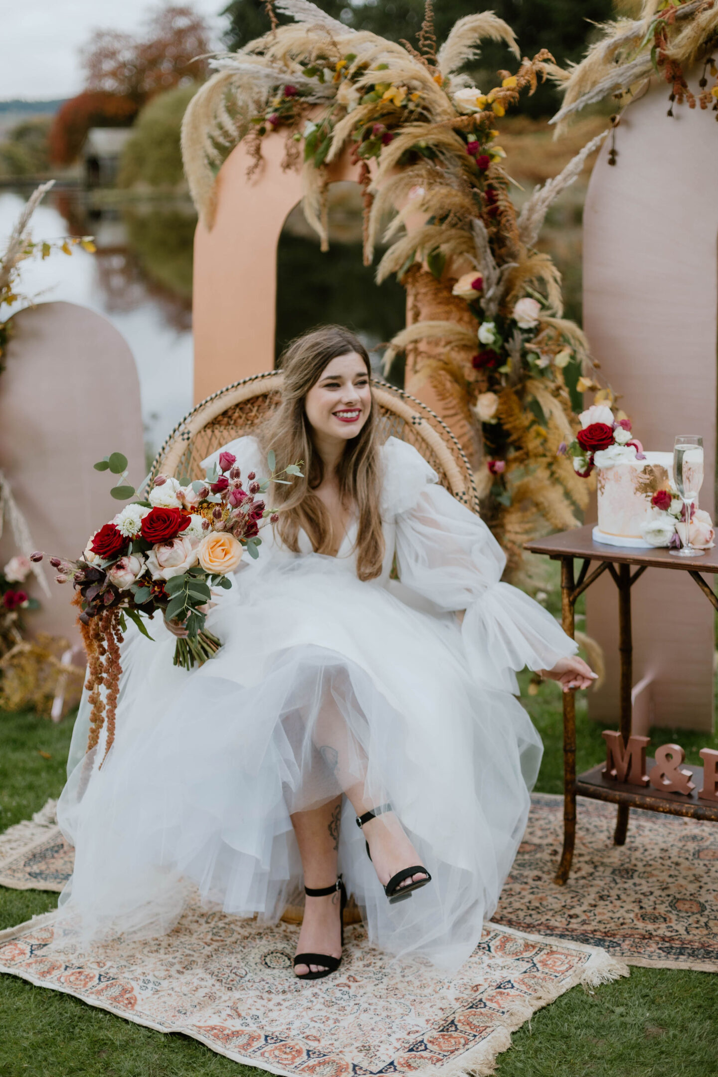 Intimate Boho Wedding At Cardney Steading Estate Scotland