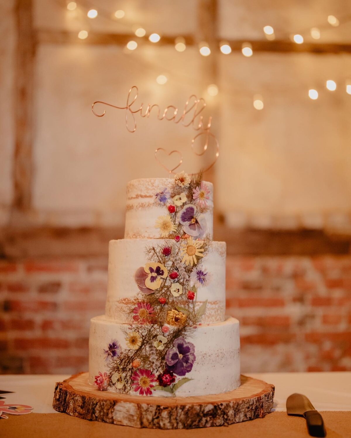 Edible Flower Cascade - Photo by RXCRose Weddings