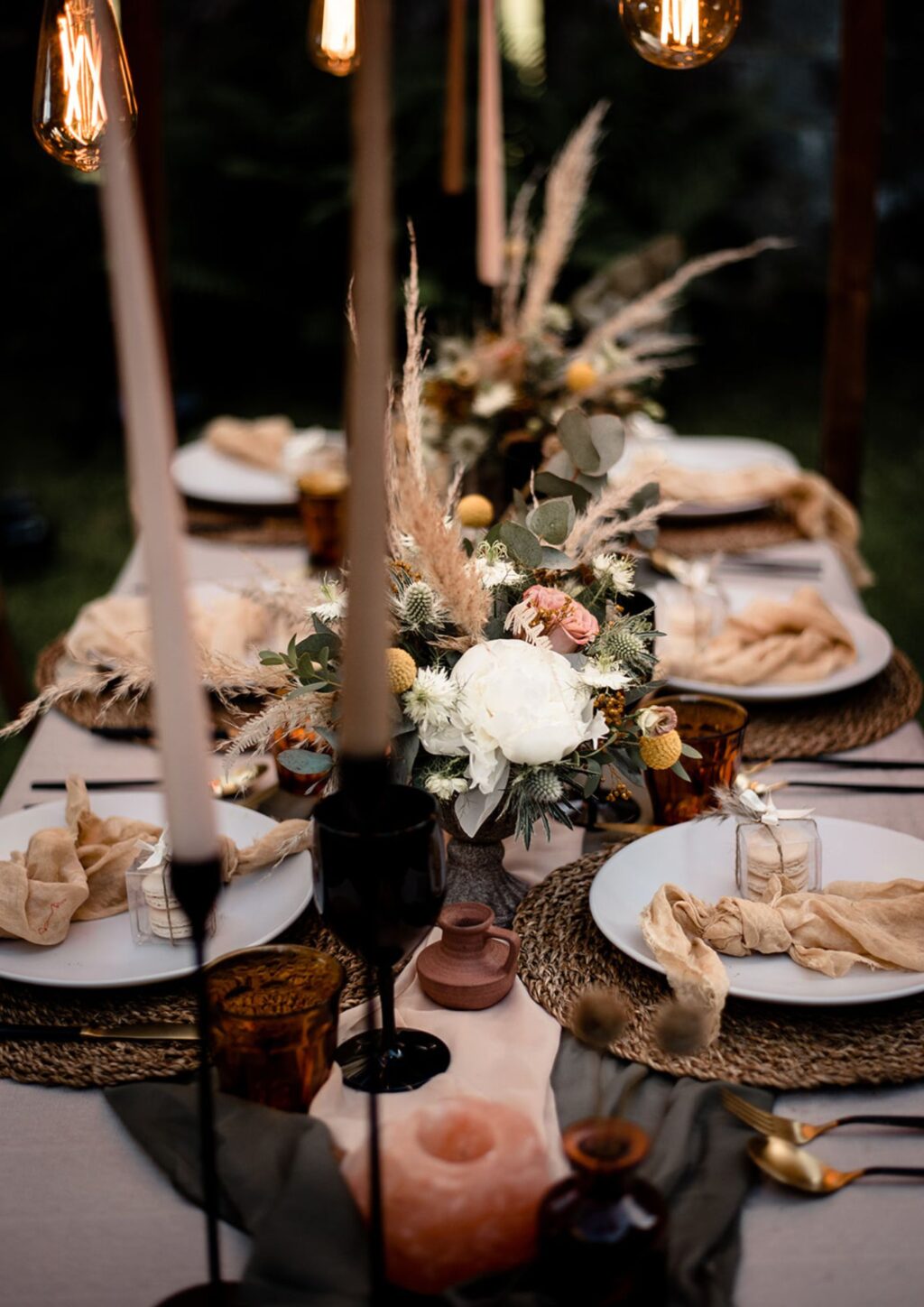 Boho Rock Outdoor Wedding at Jervaulx Abbey Yorkshire