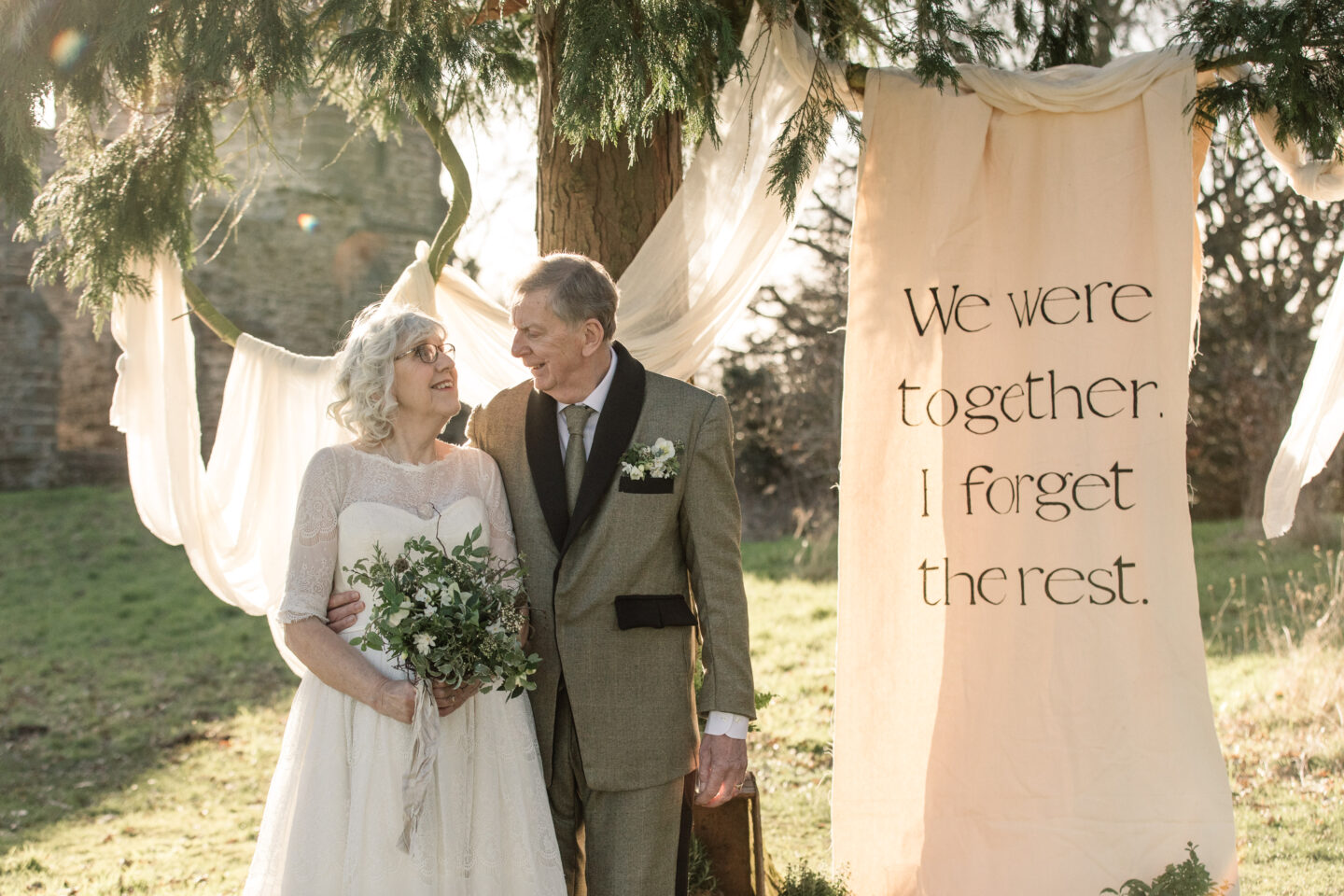 Eco-Friendly Vow Renewal at Clophill Eco Lodges Bedfordshire