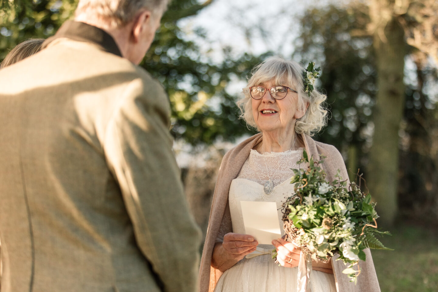 Eco-Friendly Vow Renewal at Clophill Eco Lodges Bedfordshire