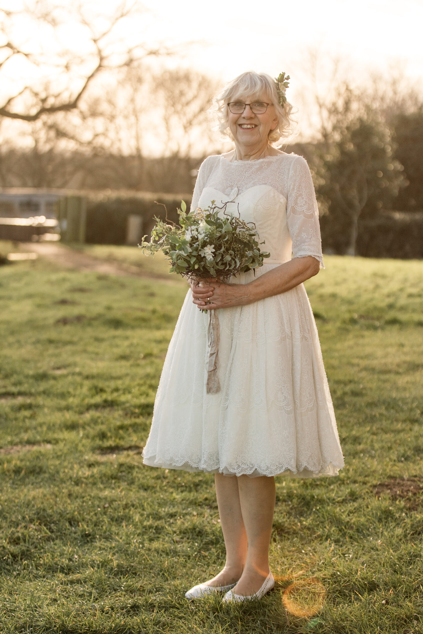 Eco-Friendly Vow Renewal at Clophill Eco Lodges Bedfordshire