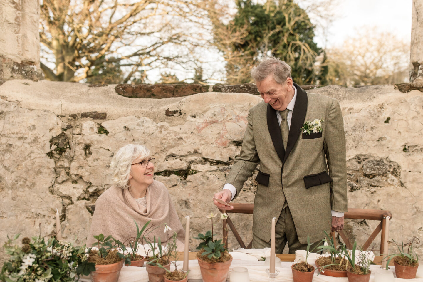 Eco-Friendly Vow Renewal at Clophill Eco Lodges Bedfordshire