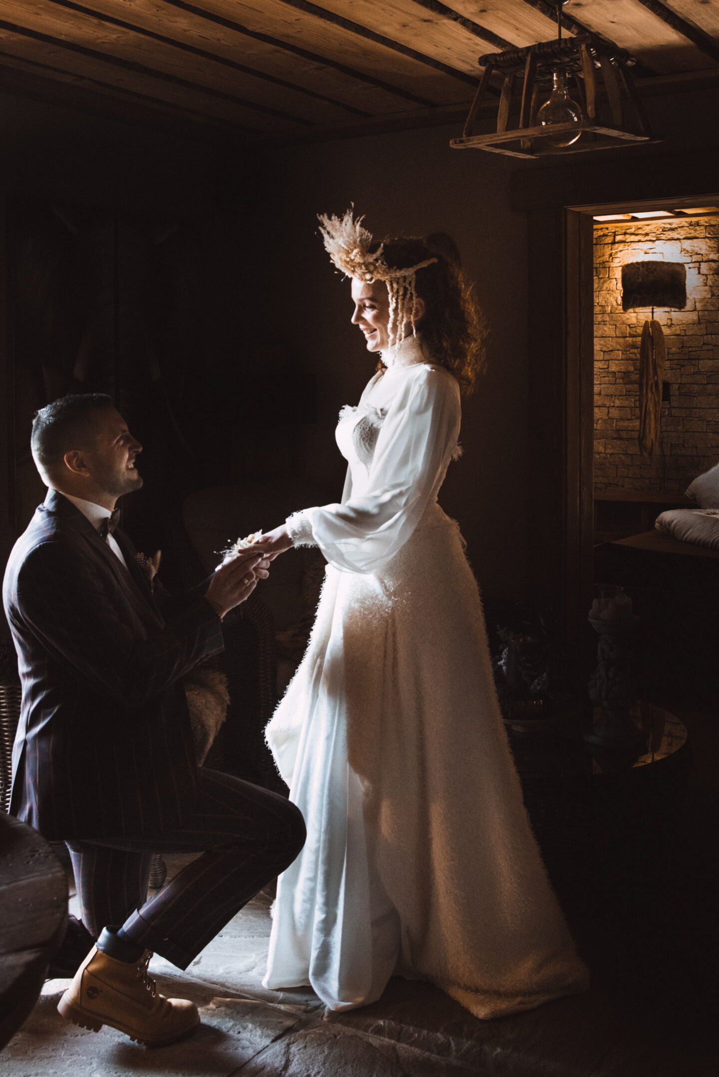 Mountain Destination Winter Wedding In The South of France