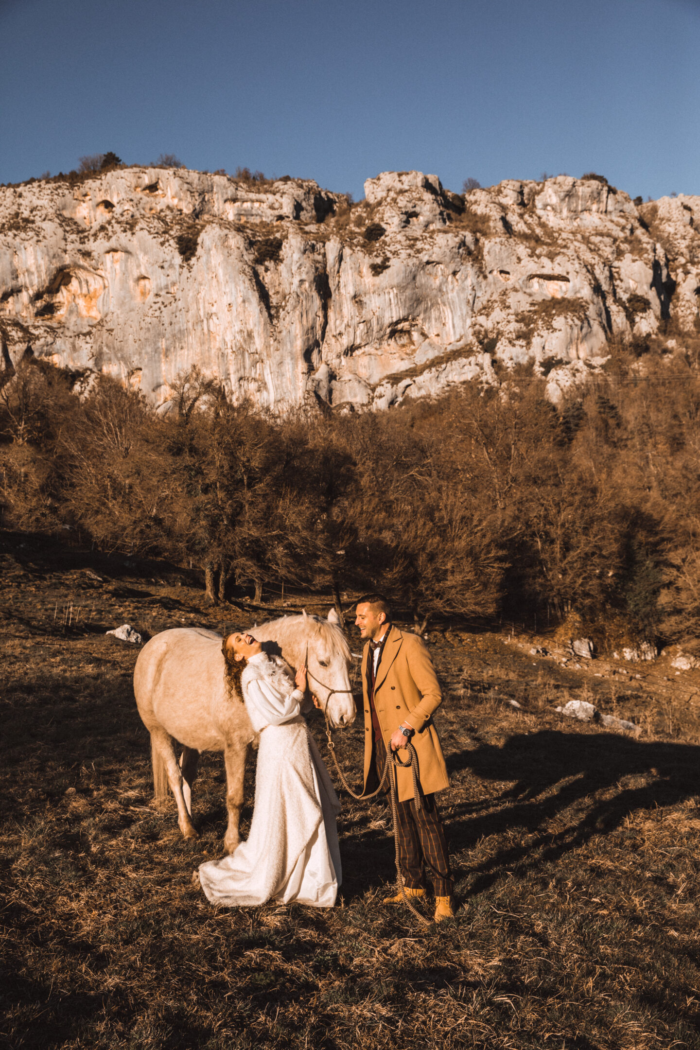 Mountain Destination Winter Wedding In The South of France