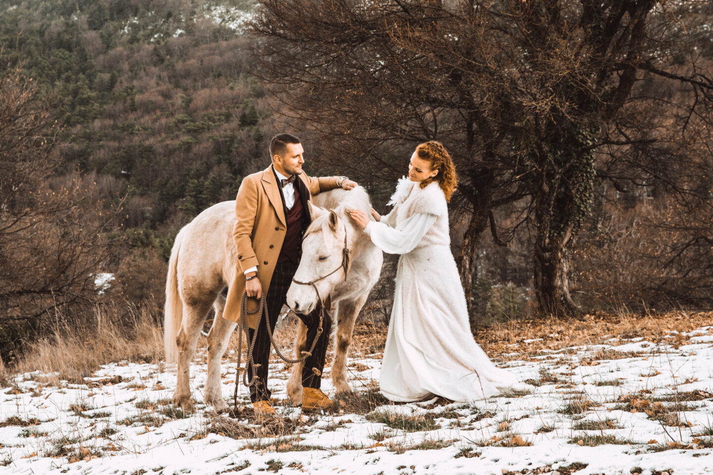 Mountain Destination Winter Wedding In The South of France