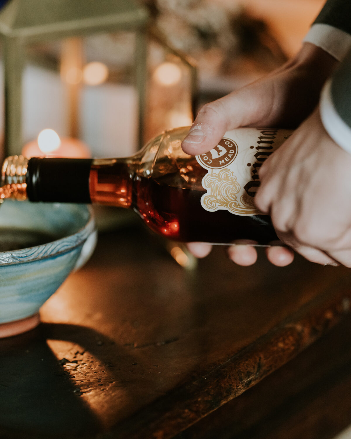 Celtic Quaich 'Loving Cup' during the ceremony with Cornish Mead