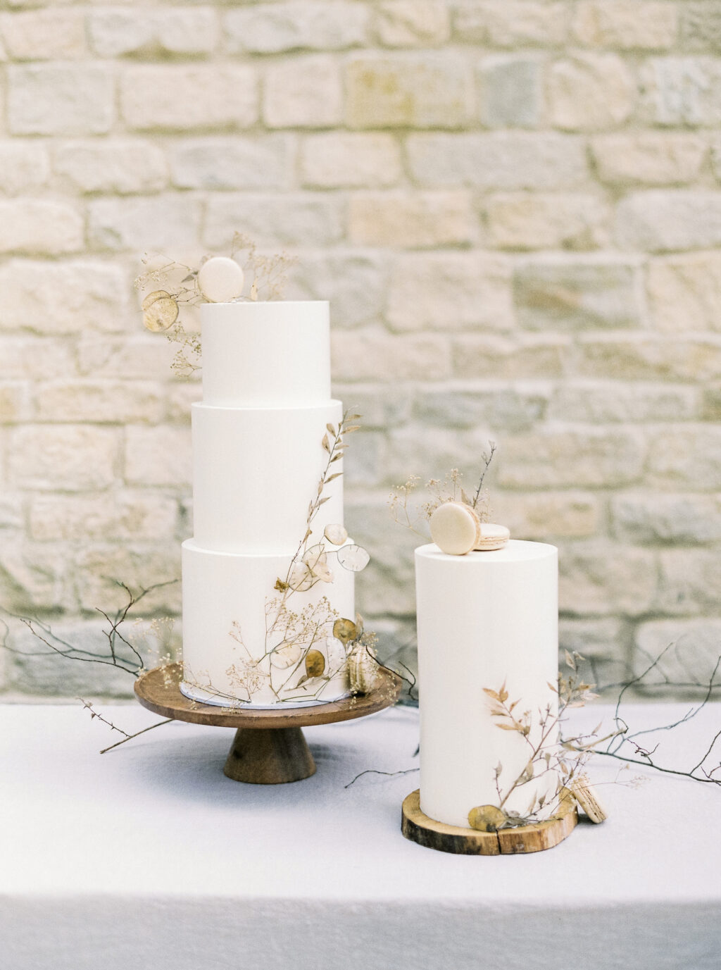 Soft dried florals and foliage at Daylesford Organic. Photography by Lucy Davenport