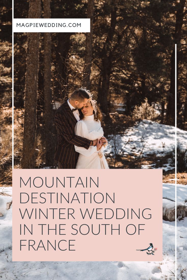 Mountain Destination Winter Wedding In The South of France