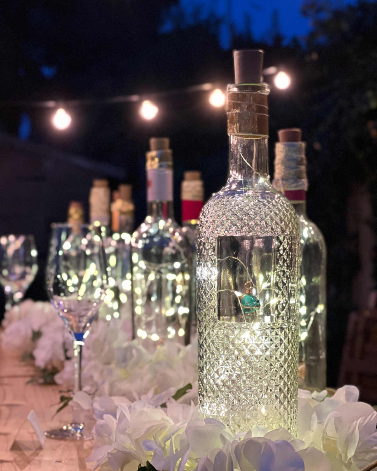 Keeping it classic with warm white fairy lights.