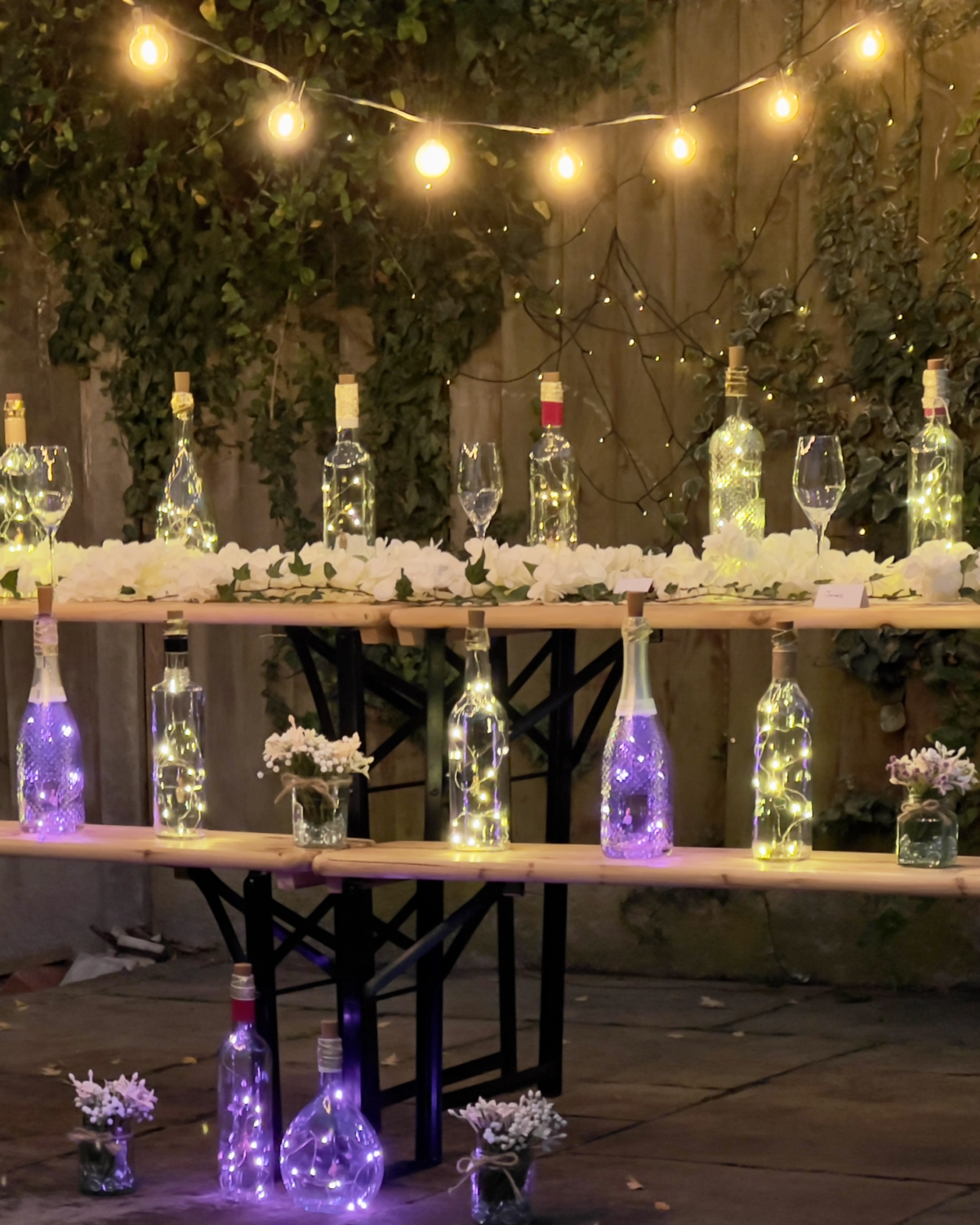 A symphony of different crystals and colours to celebrate your wedding day.