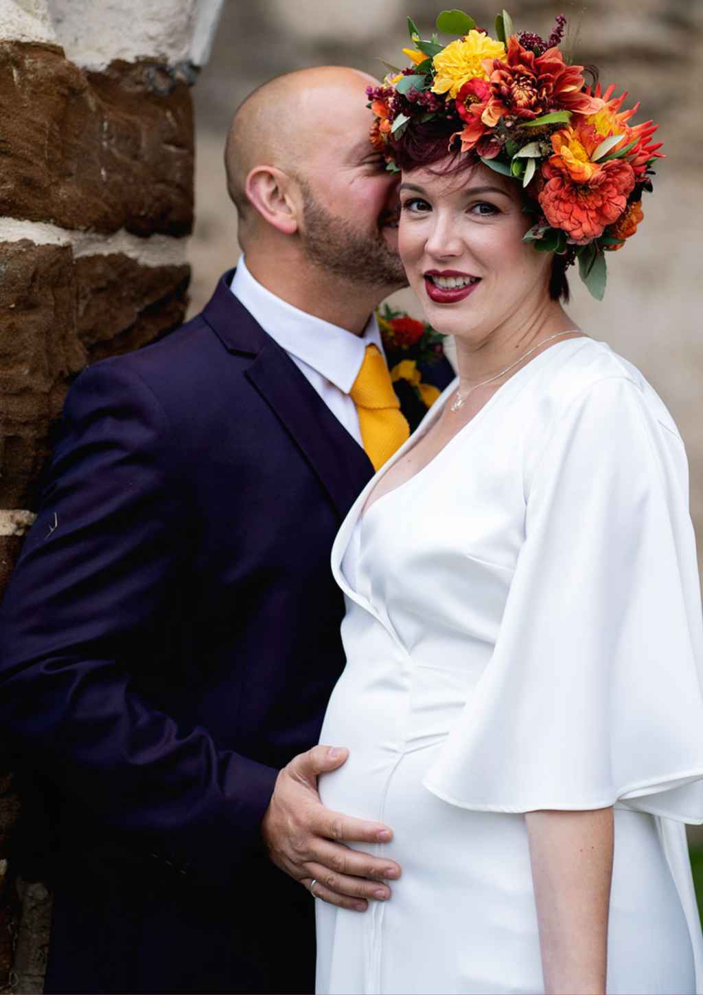 A Colourful Eco Wedding at Clophill Eco Lodges Bedfordshire