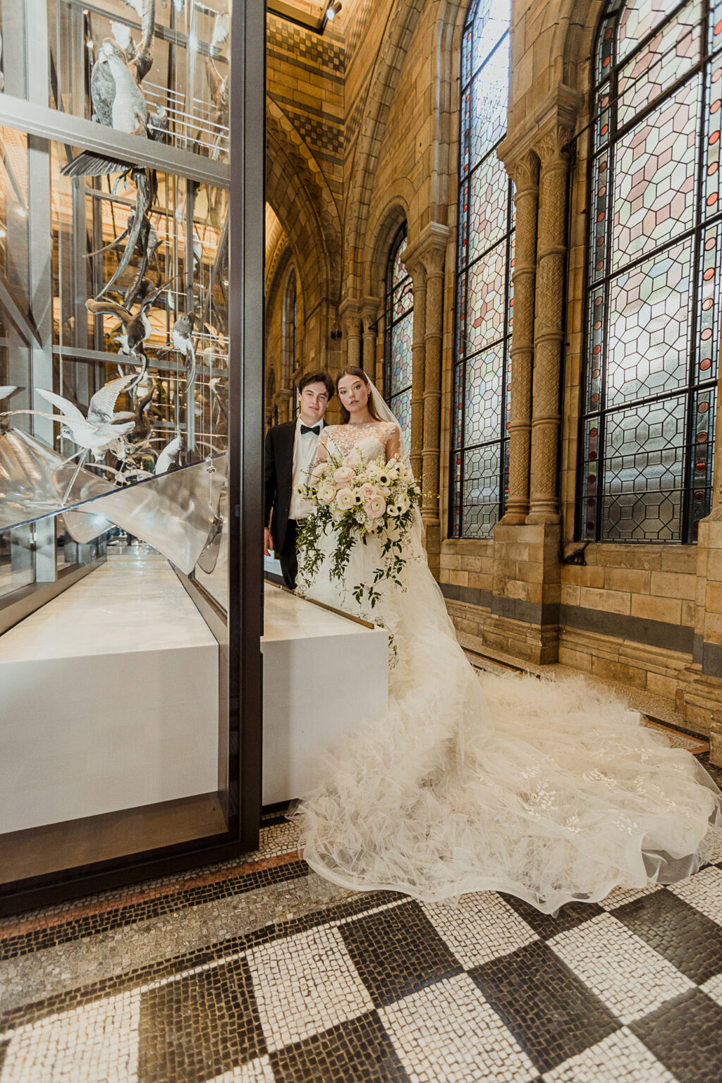 Luxury City Elopement At The Natural History Museum