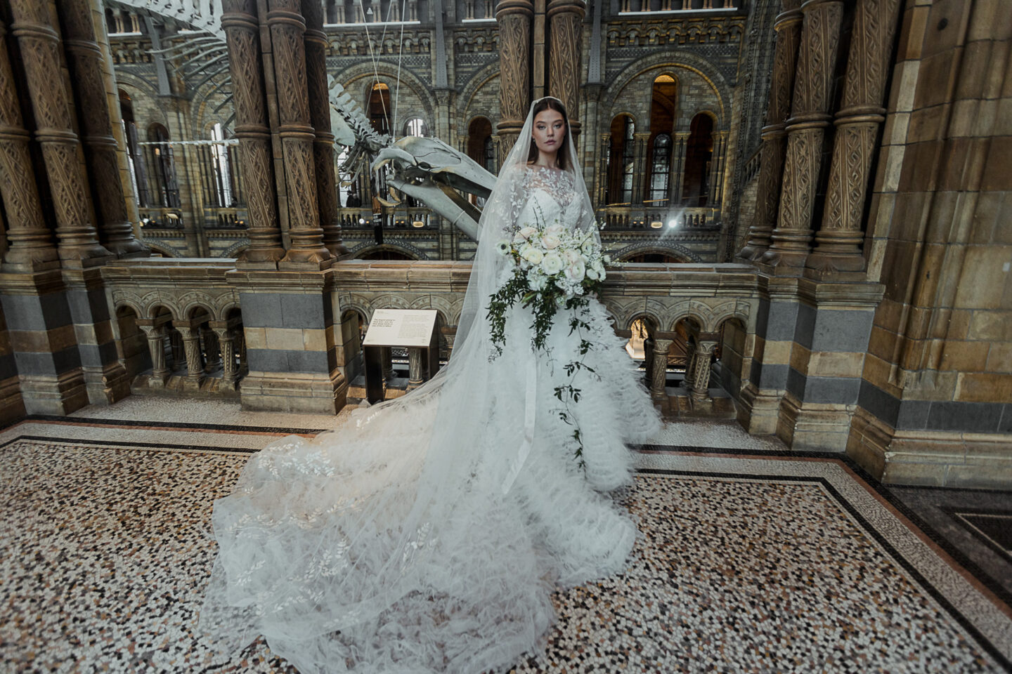 Luxury City Elopement At The Natural History Museum